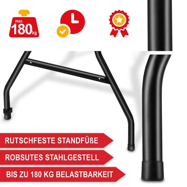 Campingtisch Buffettisch klappbar und tragbar 180x74x74cm