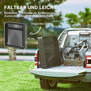 Campingtisch höhenverstellbar klappbar Aluminium