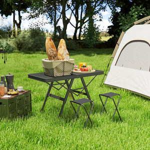 Campingtisch höhenverstellbar klappbar Aluminium