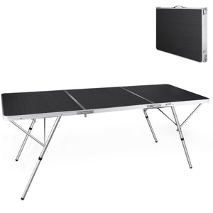 Campingtisch Koffertisch klappbar und tragbar 180x70x70cm