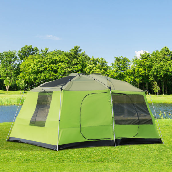 Campingzelt mit 2 Schlafkabinen für 4 bis 8 Personen