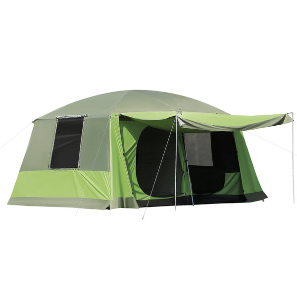 Campingzelt mit 2 Schlafkabinen für 4 bis 8 Personen