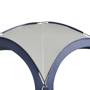 Tenda da campeggio 35x35m resistente alle intemperie crema bianco blu