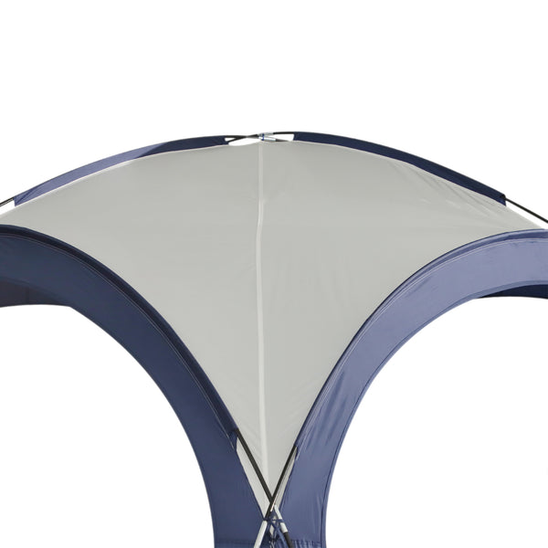 Tenda da campeggio 35x35m resistente alle intemperie crema bianco blu