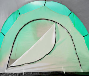 4-Personen Campingzelt Kuppelzelt, Wasserdichtes Igluzelt Grün