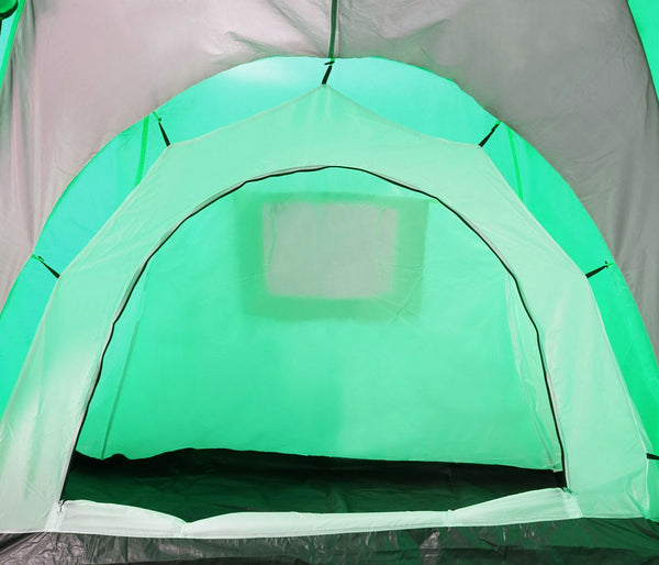 4-Personen Campingzelt Kuppelzelt, Wasserdichtes Igluzelt Grün