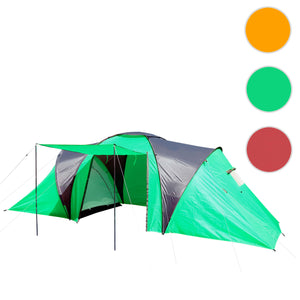 4-Personen Campingzelt Kuppelzelt, Wasserdichtes Igluzelt Grün