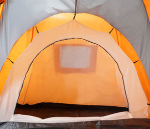 4-Personen Campingzelt Kuppelzelt Igluzelt in Orange Outdoor