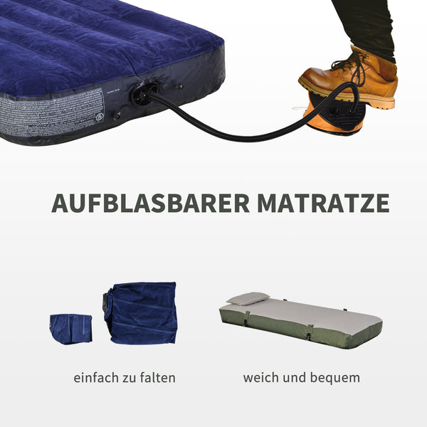 Campingzelt Set mit Feldbett Schlafsack und Matratze