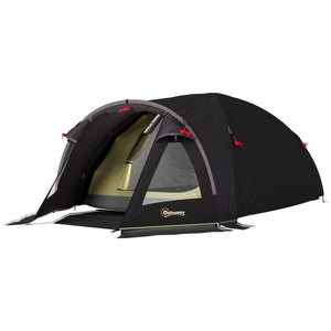 Campingzelt Tunnelzelt leicht mit UV Schutz und Vordach für 2 Personen