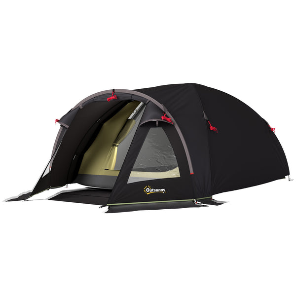 Campingzelt Tunnelzelt leicht mit UV Schutz und Vordach für 2 Personen