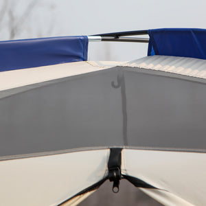 Campingzelt wetterfest für 6-8 Personen Blau