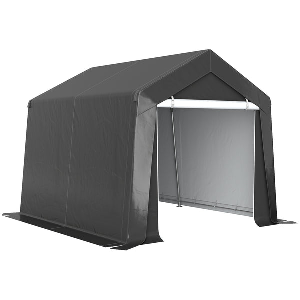 Carport Zeltgarage wasserdicht mit Rolltür und Fenster 3x3m