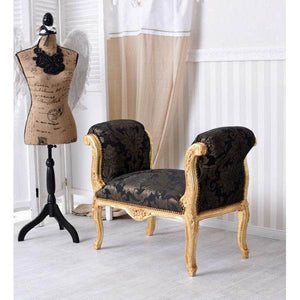 SITZBANK BAROCK HOCKER TOILE DE JOUY SOFA SHABBY CHIC