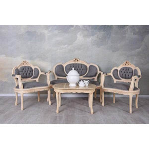 SOFAGARNITUR SITZGRUPPE BAROCK SOFA SESSEL COUCHTISCH