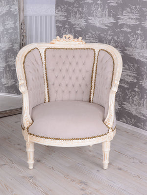 SITZGRUPPE BAROCK SALONGARNITUR SOFA & ZWEI SESSEL TISCH MARMOR