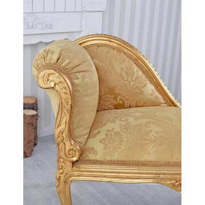 ROMANTISCHES SOFA OTTOMANE LANDHAUSSTIL SHABBY GOLD
