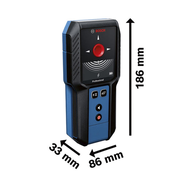 Bosch GMS 120-27 Ortungsgerät inkl. Akkupack BA 3.7V