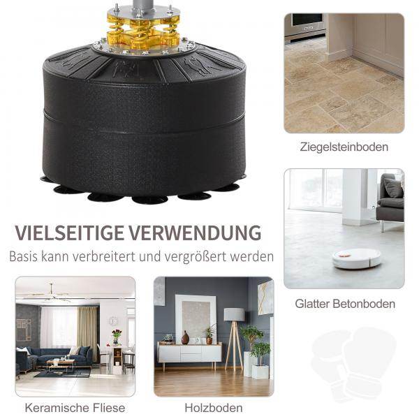 Boxsack Federsockel Freistehende Erwachsene Boxen Schwarz