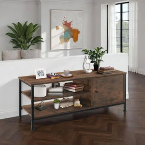 TV-Regal Durban Industrial Holz dunkel, rustikal 110 x 40 x 45,5 cm