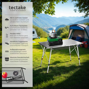 Campingtisch Bastian silber