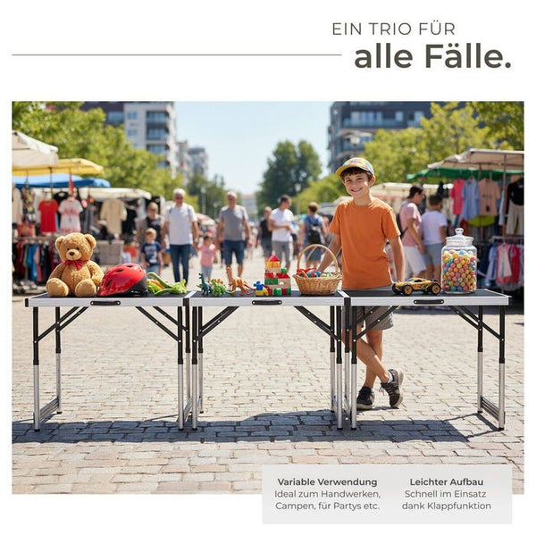 3 Tapeziertische