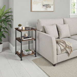 Beistelltisch Memphis 34x30x59cm Industrial dunkelbraun
