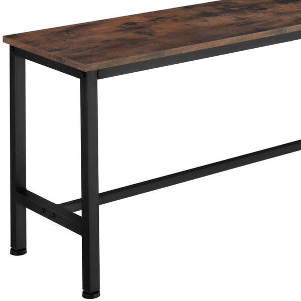 2 Sitzbänke Fairfield Industrial dunkelbraun