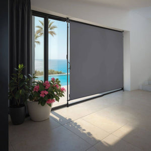 Klemmmarkise Taija dunkelgrau 150 x 310 cm