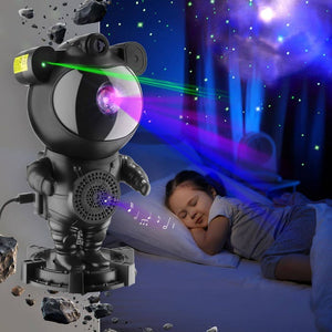 LED-Sternenhimmel-Projektor Astronaut schwarz