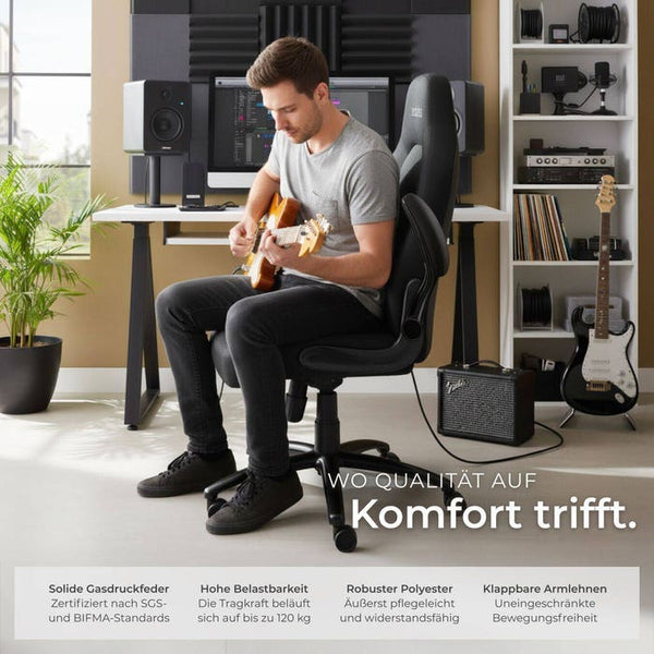 Springsteen office chair, black 