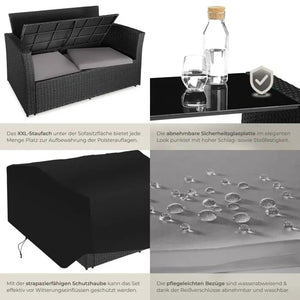 Rattan Sitzgruppe Modena