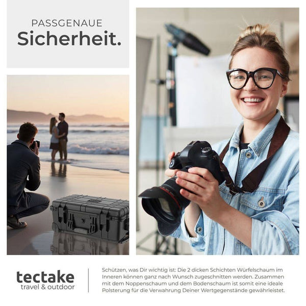 Transportkoffer rollbar mit Teleskopgriff