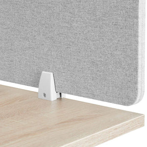 Schreibtisch Trennwand Noisy grau 130 x 40 cm