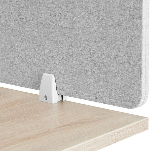 Schreibtisch Trennwand Noisy grau 130 x 40 cm