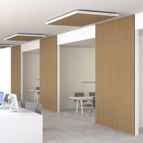 4er Set Akustikpaneele Sonic Wall Eiche hell 4er Set