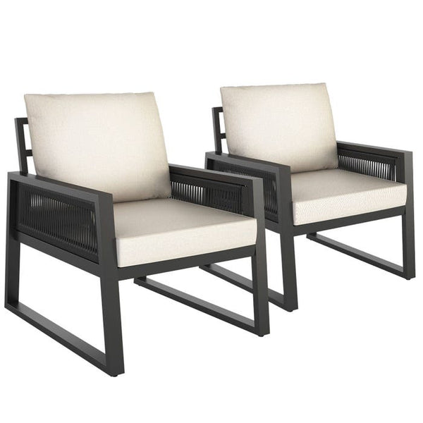 Gartenlounge-Set Captive im Rope-Design Set 3 (2 x Sessel)