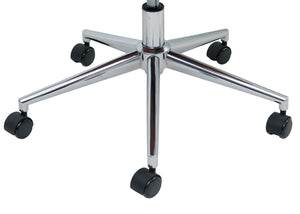 Ergonomischer Chefsessel aus Kunstleder in Walnuss-Optik, rotbraun