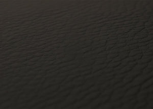 Ergonomischer Chefsessel Kunstleder Walnuss-Optik Schwarz