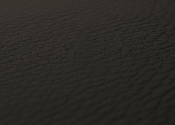 Ergonomischer Chefsessel Kunstleder Walnuss-Optik Schwarz