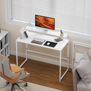 Computertisch klappbar mit Monitorhalterung für Homeoffice