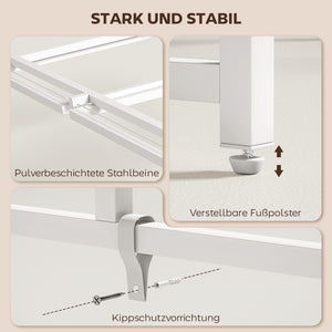 Computertisch klappbar mit Monitorhalterung für Homeoffice