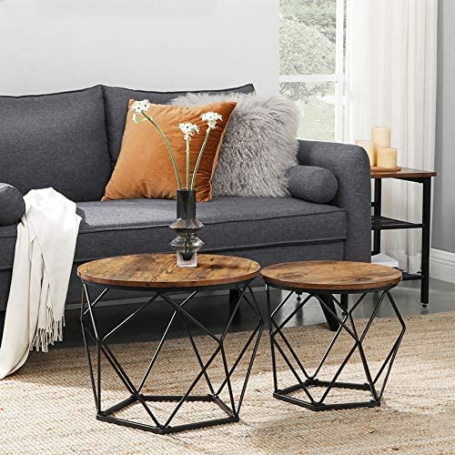 Couchtisch 2er-Set Braun