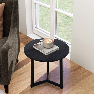 Couchtisch 2er-Set modern Design bis 35kg belastbar Schwarz