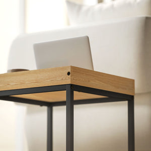 Couchtisch 2er Set modern quadratisch für Wohnzimmer schwarz