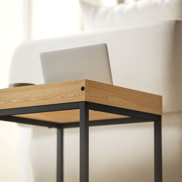 Couchtisch 2er Set modern quadratisch für Wohnzimmer schwarz
