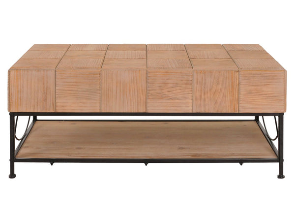Couchtisch Wohnzimmertisch Sofatisch Beistelltisch Ablage MDF 51x120x61cm