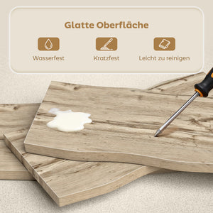 Couchtisch Wohnzimmertisch modern Eiche mit Stahlbeinen