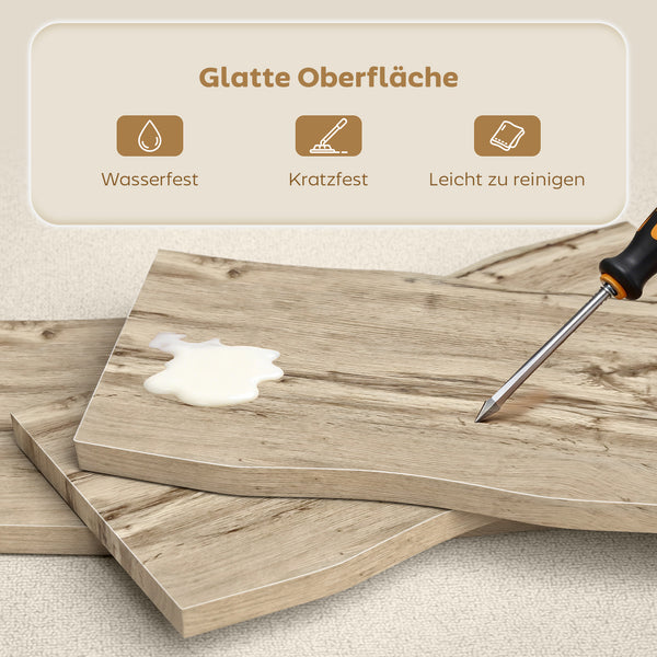 Couchtisch Wohnzimmertisch modern Eiche mit Stahlbeinen