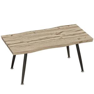 Couchtisch Wohnzimmertisch modern Eiche mit Stahlbeinen
